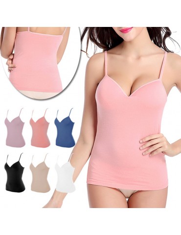 Deep Plunge Adjustable Soft Modal Wireless Crop Bras