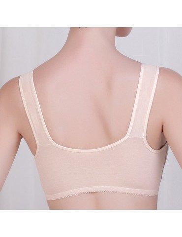 Cotton Front Closure Printing Wireless Soft Bras