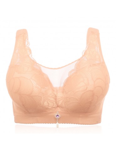 Perfect Coverage Bandeau Adjustable Wireless Print Breathable Bras