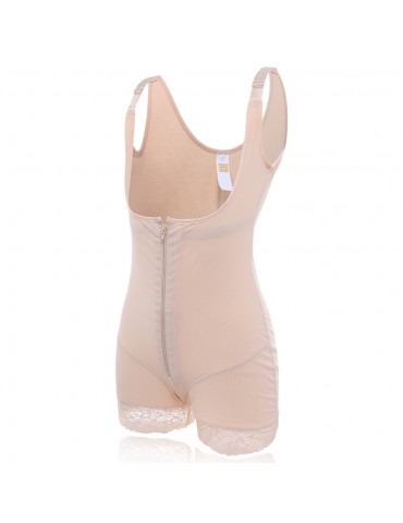 Tummy Control Slimming Waistguard Nylon Zip Fly Underbust Shapewear