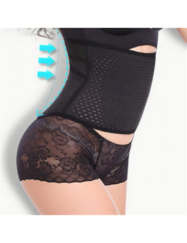 Breathable Elastic Waist Slimming Abdomen Control Girdle For Women