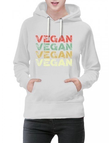 Print Letters Long Sleeve Hooded Sweatshirt